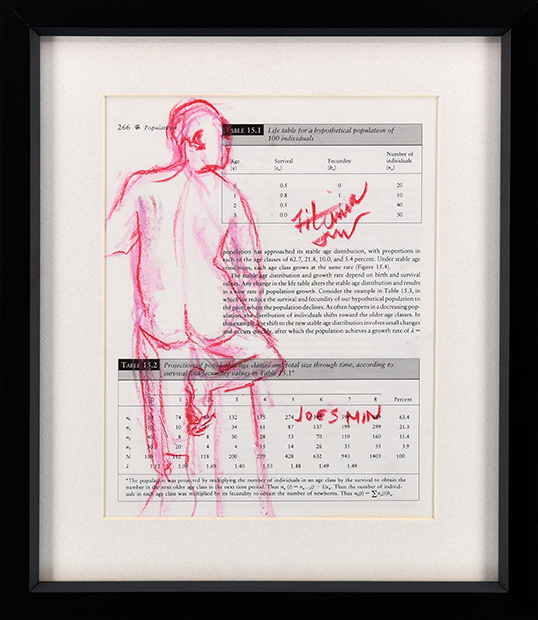 Sheboygan Visual Artists • 3/25/19 • Crayon on Random Book Page